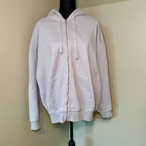 Brandy Melville Christy oversized hoodie. One size. Pale lavender gray‎ color